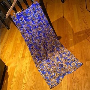 Floral wrap skirt